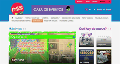 Desktop Screenshot of fiestasparachicos.com